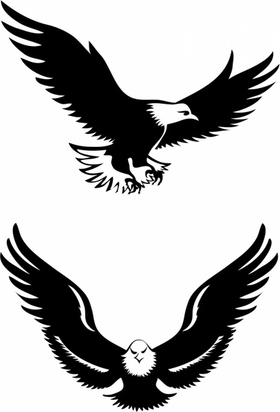 Flying eagles Free vector in Adobe Illustrator ai ( .AI ) format ...