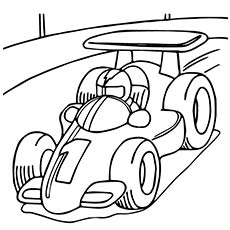 Top 25 Free Printable Race Car Coloring Pages Online