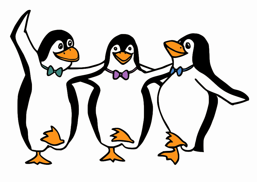 Migrating penguin clipart vector clip art free - dbclipart.com