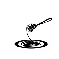 Spaghetti in a plate Vector Image - 1576041 | StockUnlimited