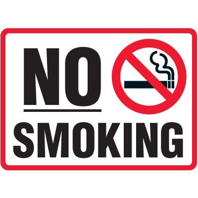 Free printable, No smoking and Smoking