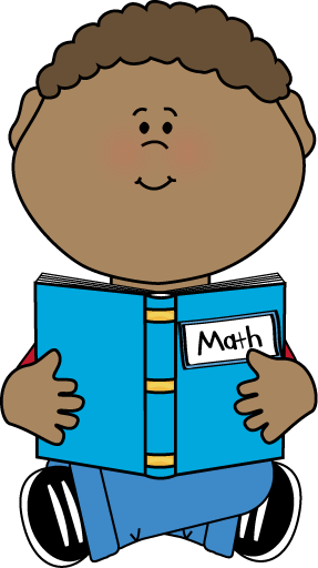 Boy Reading a Math Book Clip Art - Boy Reading a Math Book Vector ...