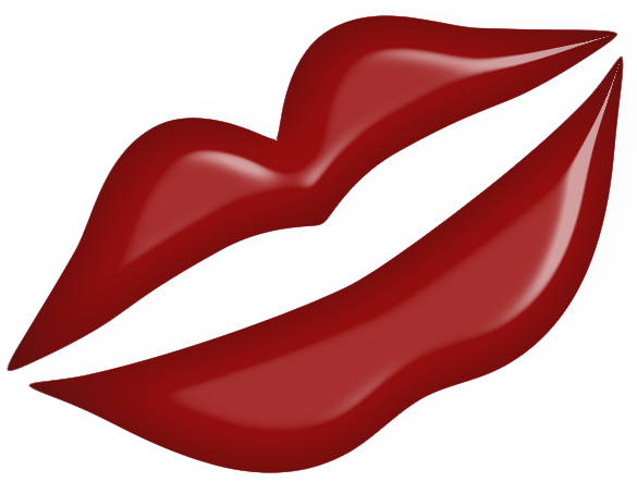 Image of Kissy Lips Clip Art #7981, Red Lips Vector - Clipartoons