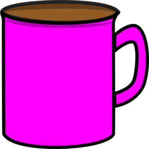Pink Mug Clip Art - vector clip art online, royalty ...