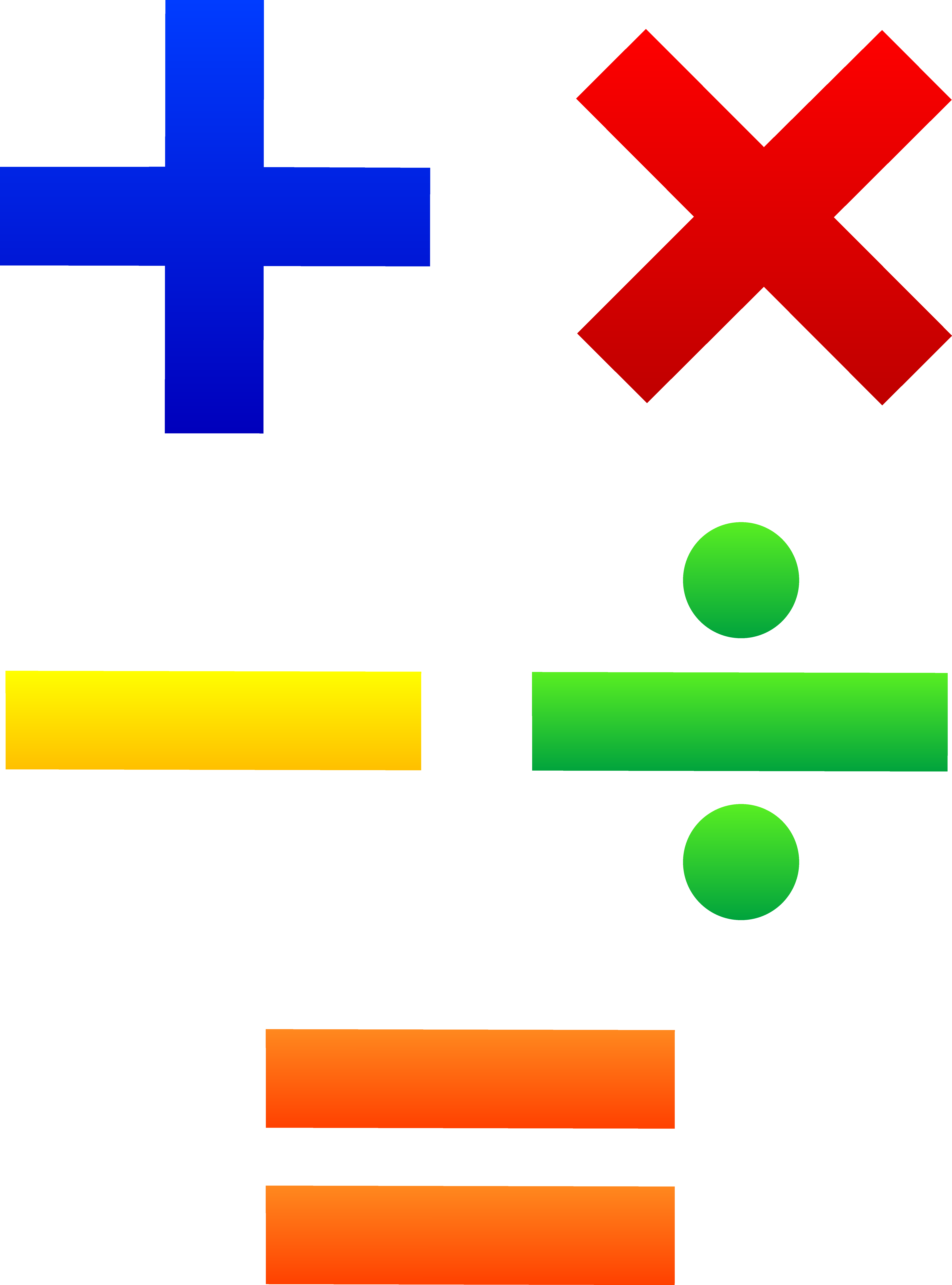 Clipart maths symbols