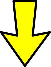Yellow arrow clipart