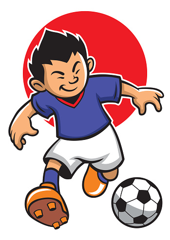 Japanese Soccer Cartoons Clip Art, Vector Images & Illustrations ...