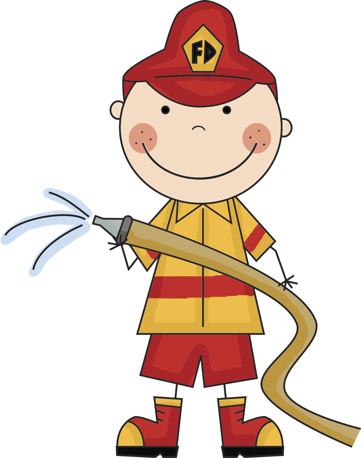 Fire Fighter Clip Art - Tumundografico