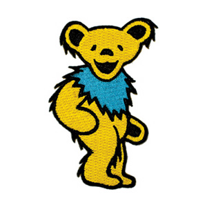Grateful Dead - Yellow Dancing Bear Patch