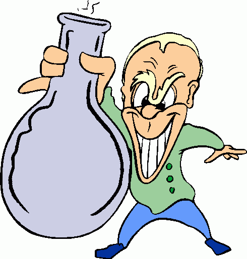 Cartoon Scientist Clipart