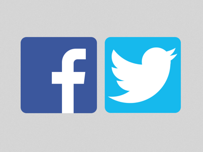 Facebook and Twitter logo Sketch freebie - Download free resource ...