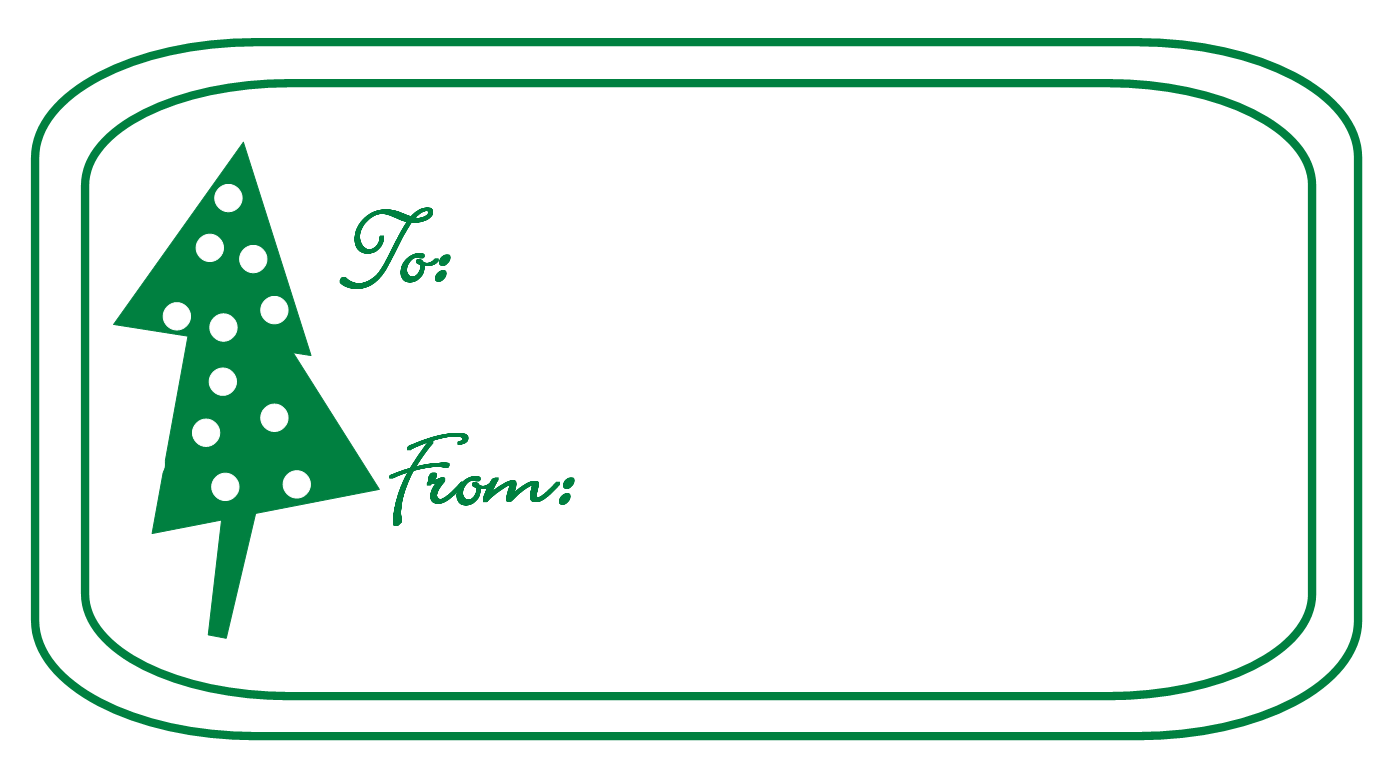 Free christmas clipart name tags