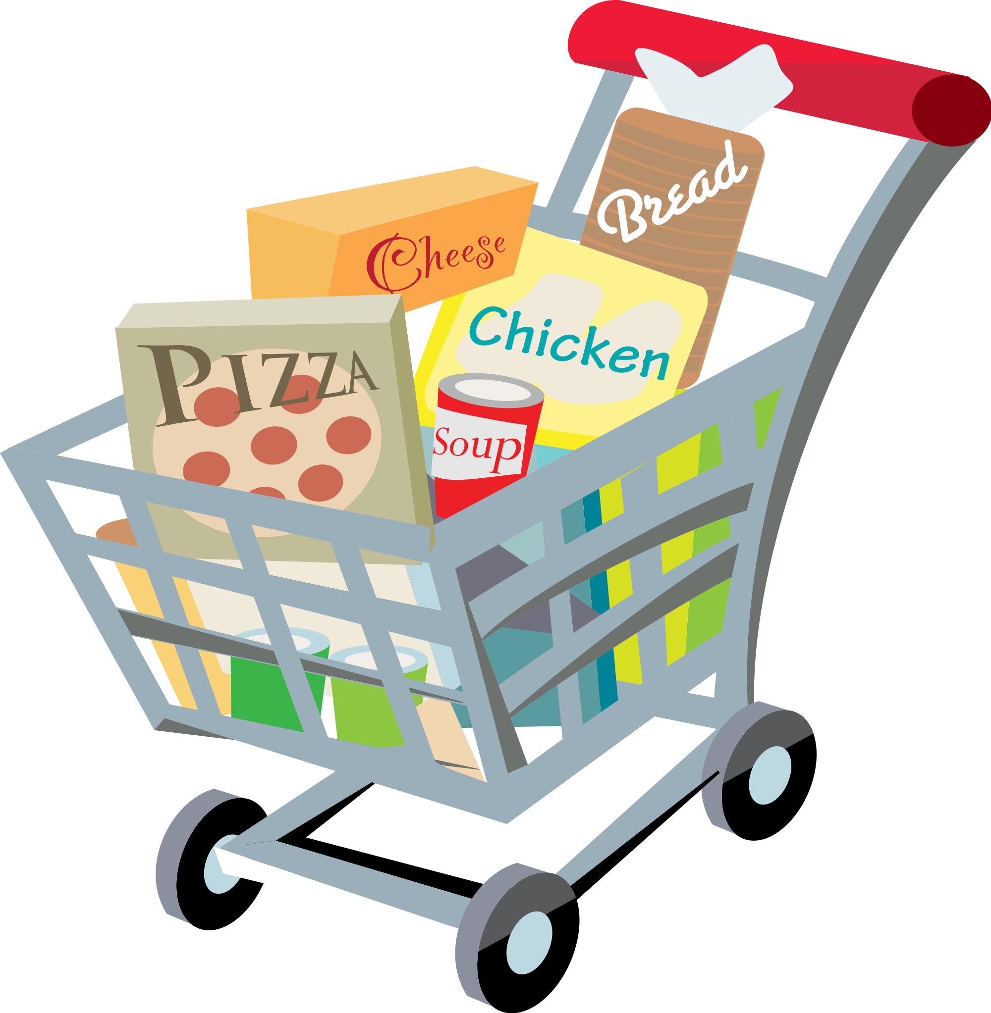 Clip art shopping cart