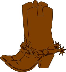 Cowboy boots clip art