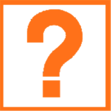Orange Question Mark - ROBLOX