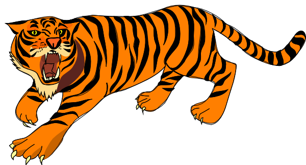 Animated Tiger Clipart