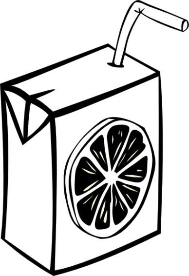 Apple Juice Carton Clipart - Free to use Clip Art Resource