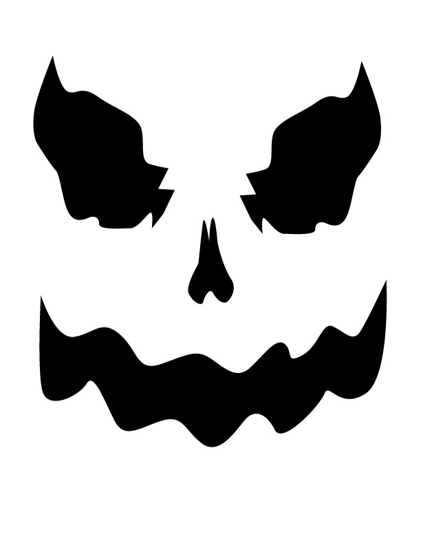Scary Face Clipart