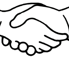 Handshake cartoon hand shake clipart image 3 - Clipartix