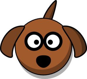 Cartoon Dog Face Clipart