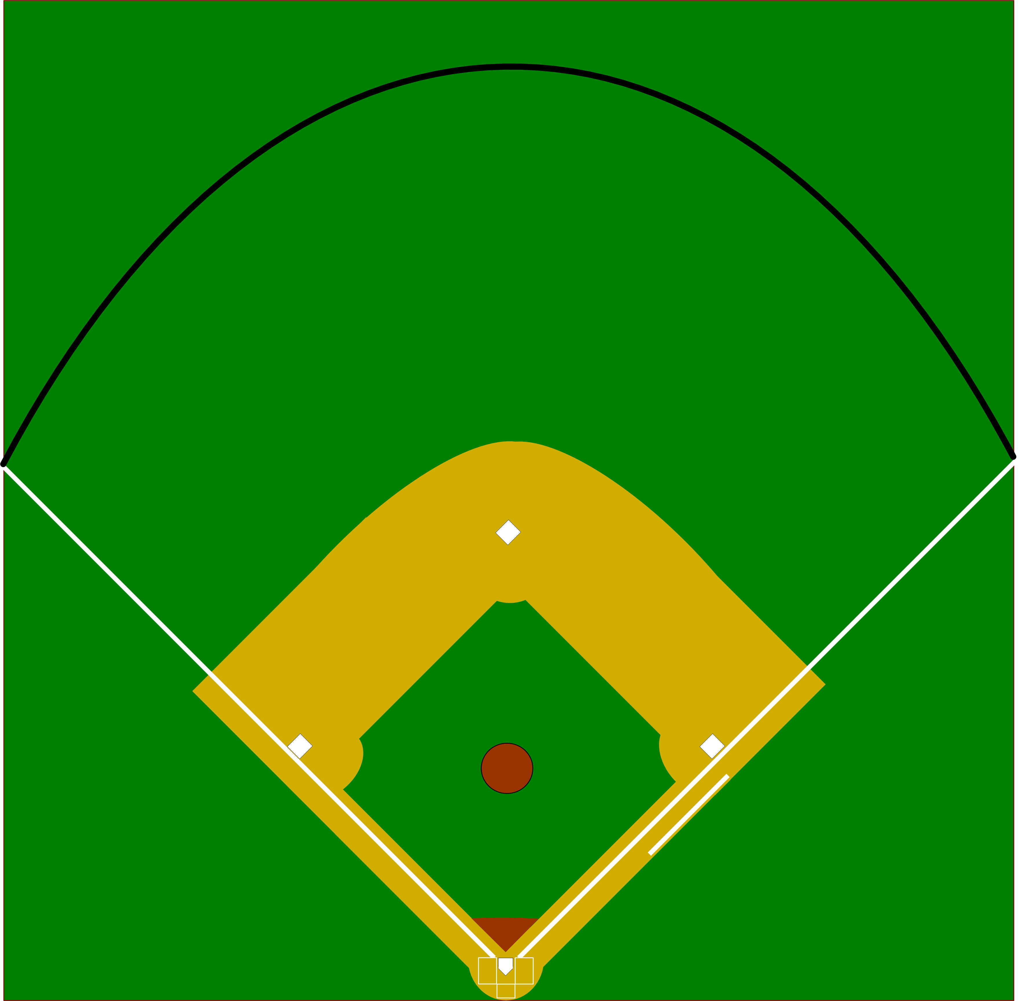 Blank Baseball Diamond Template