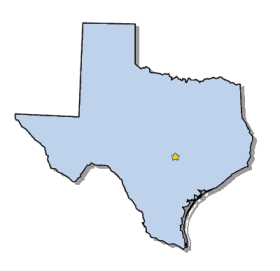 Map of Texas and County Map ***