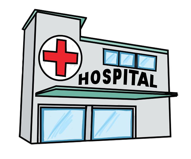 Cartoon hospital clipart