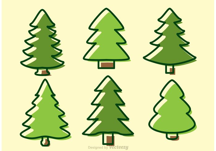 Cedar Trees Cartoon Vectors - Download Free Vector Art, Stock ...