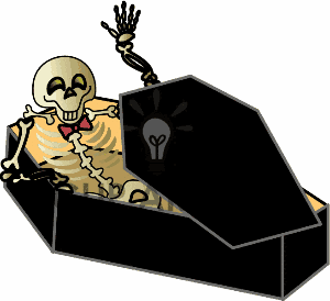 Humorous Findings In My Treasure Box: The Coffin ~ Halloween Comedy