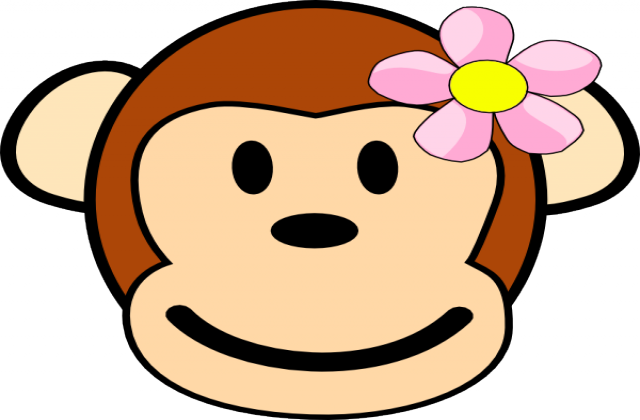 girl monkey clip art free - photo #4