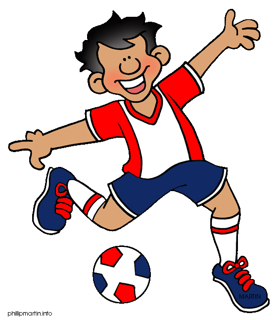 Kids Soccer Clip Art - Free Clipart Images