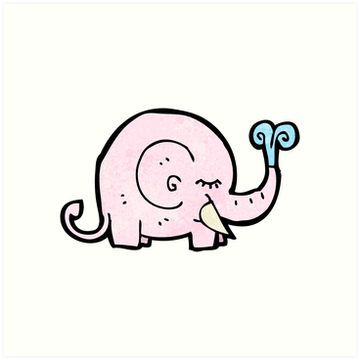 435 views Cartoon Elephant | Elephant Art ...