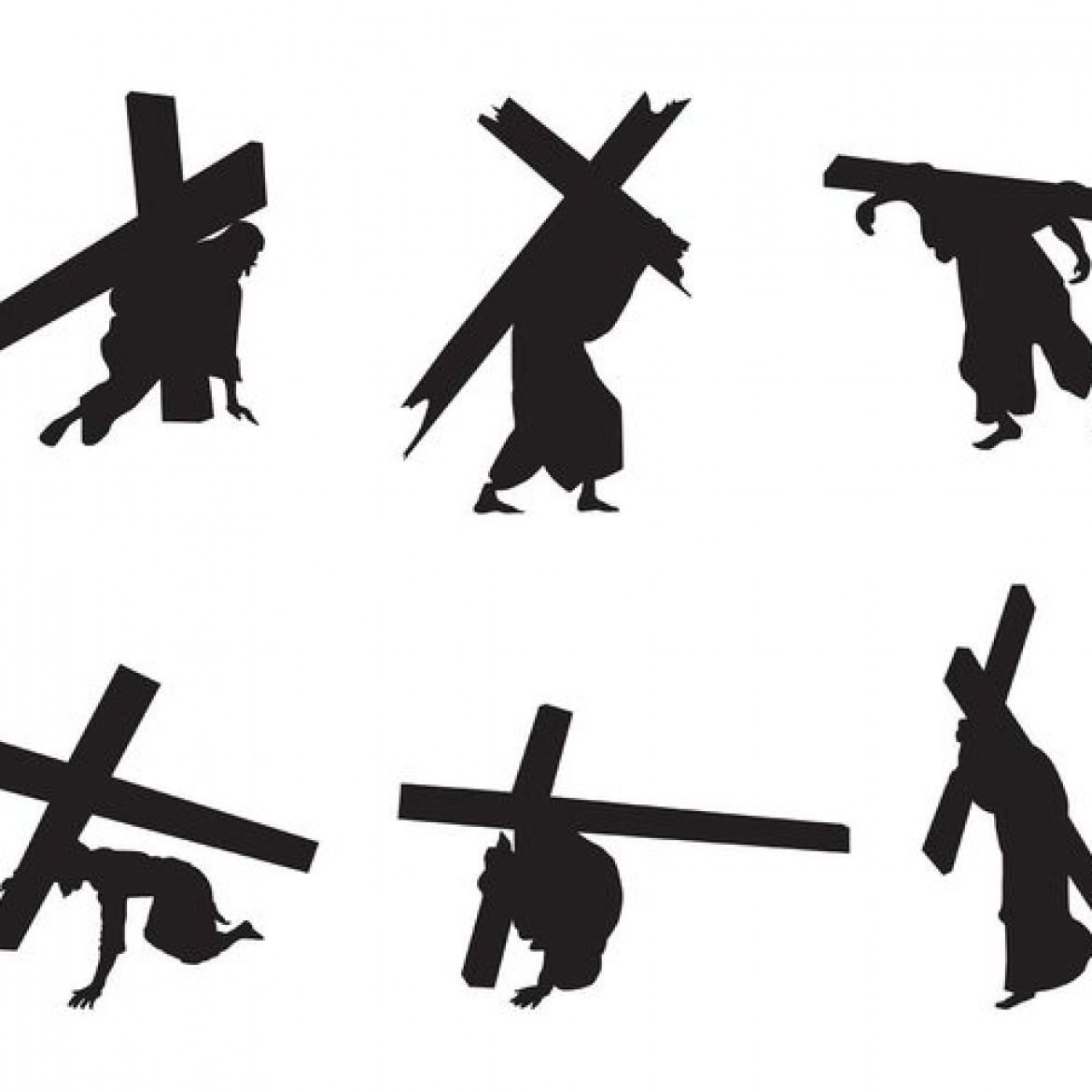 Free vector Vector Jesus Silhouettes #33429 | My Graphic Hunt