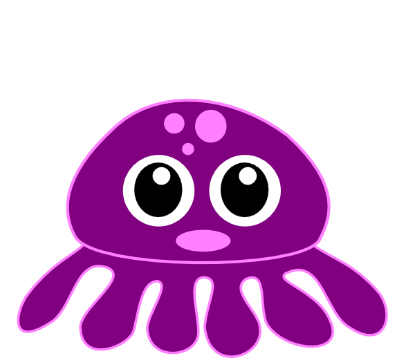 Cute Octopus clip art - vector clip art online, royalty free ...