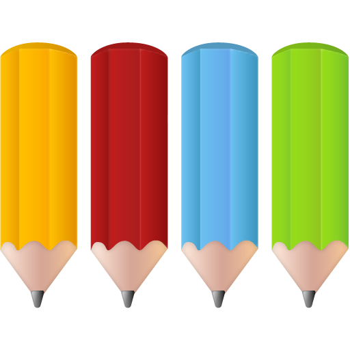 Color pencils Icon | Pretty Office 10 Iconset | Custom Icon Design