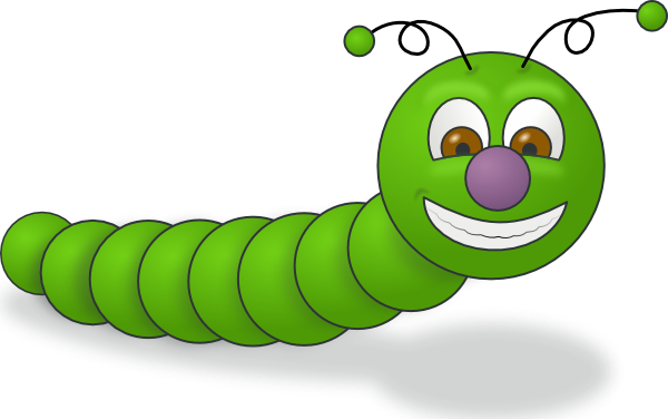 Green Worm Clip Art - vector clip art online, royalty ...