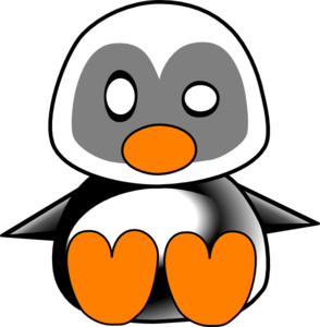 Baby Penguin clip art - vector clip art online, royalty free ...