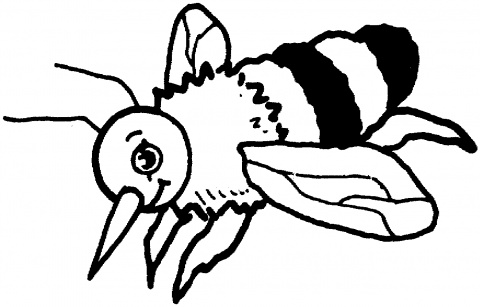 Bumble Bee coloring page | Super Coloring
