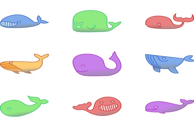 Cute Whale Drawing Pictures - Litle Pups