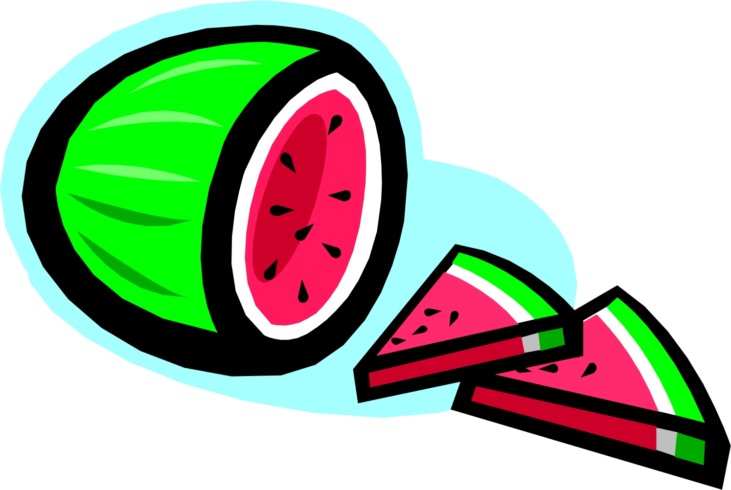 Watermelon Cartoon - ClipArt Best