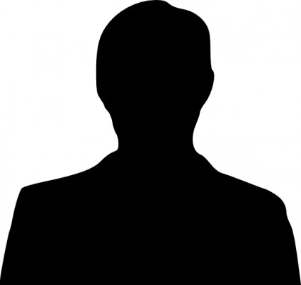 Clipart person face silhouette