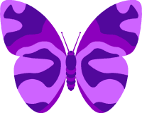 Butterfly clipart simple