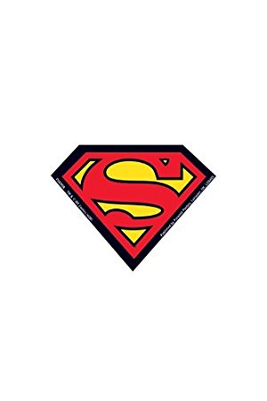 Superman (Logo) - Sticker: Circular, Square & Die-cut; 9.5cm x 9.5 ...