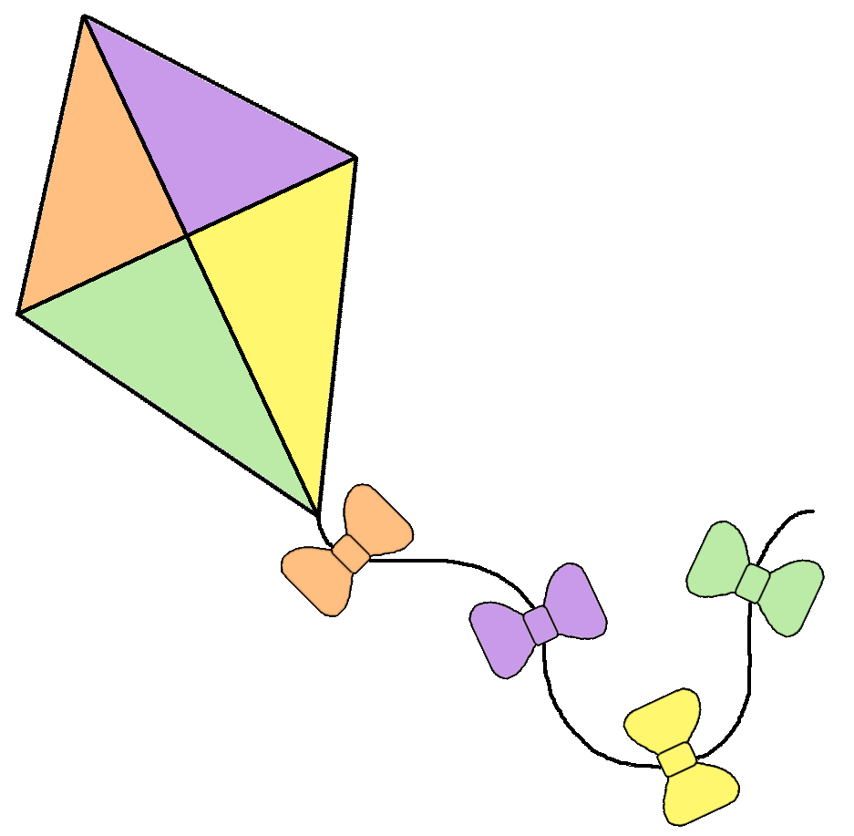 Cute kite clipart - ClipartFox