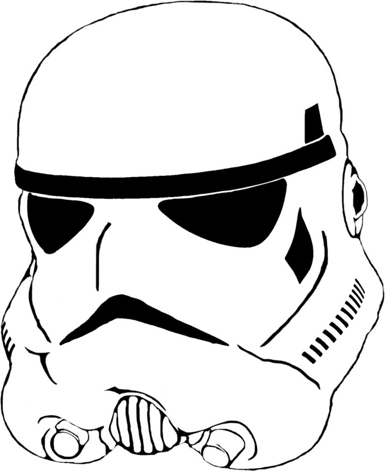 Stormtrooper Outline Clipart - Free to use Clip Art Resource