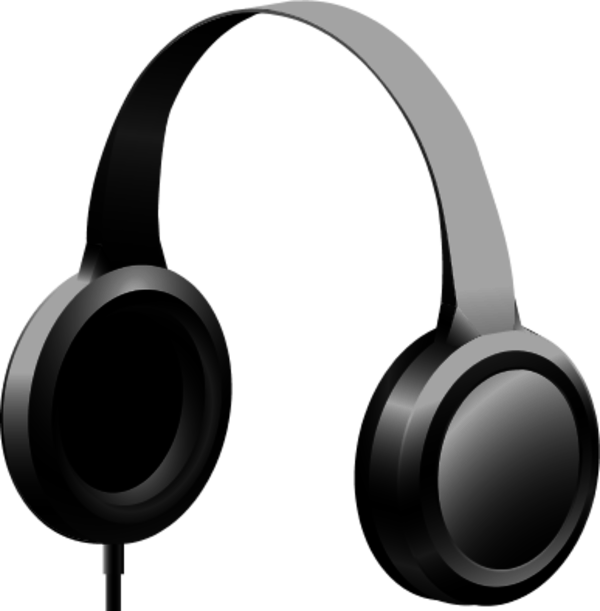 headphones - vector Clip Art