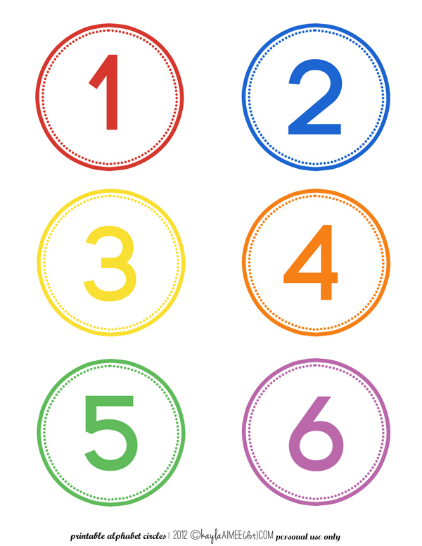 free clip art numbers in circles - photo #13