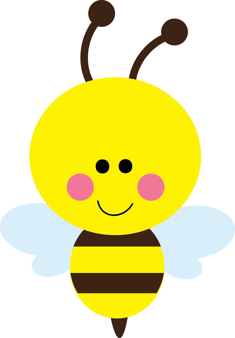 Bee cute clipart