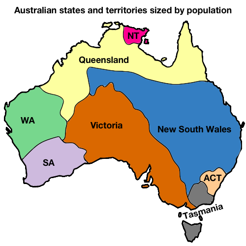 Australian states as equivelent country by GDP | Maps of ...