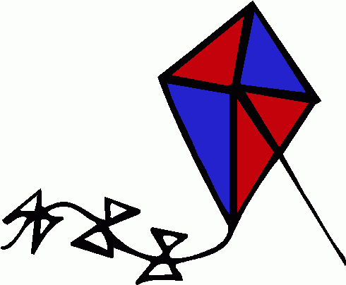 Kite Flying Clipart - Free Clipart Images